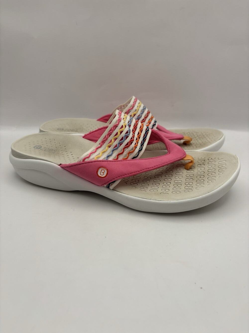 Bzees Cabana Multicolored Sandals Women Size 8.5